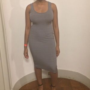 Metallic colored dress